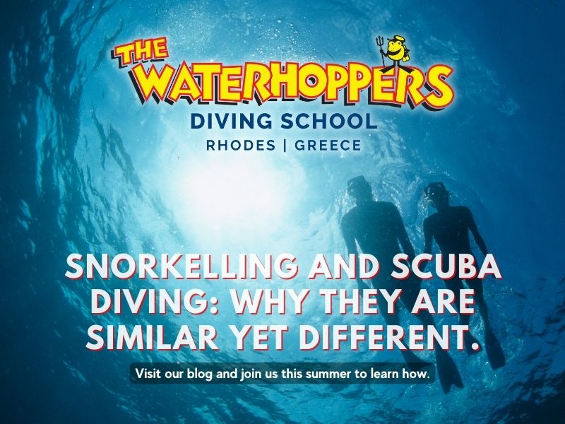 Snorkelling And Scuba Diving, why they are Similar yet Different.